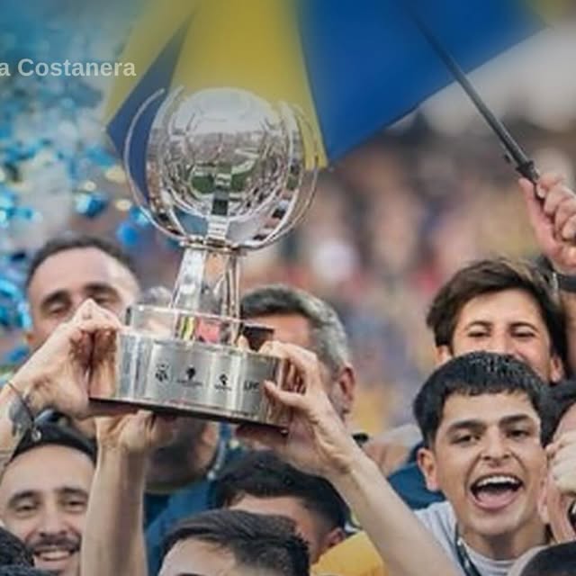 Placa de La Costanera: festejo de Central por la Supercopa
